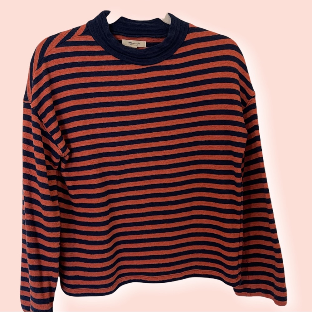 Madewell 100% Cotton Sweater Striped